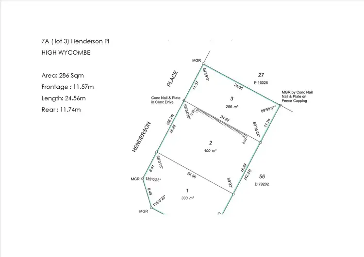 Second view of Homely land listing, 7A Henderson Place, High Wycombe WA 6057