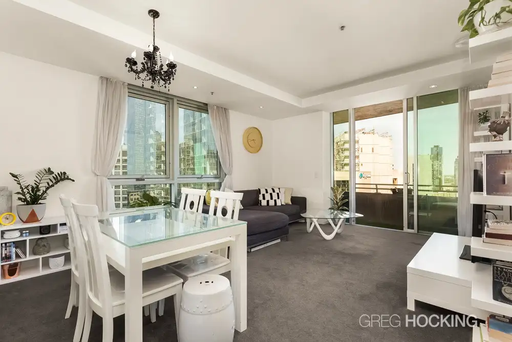 Main view of Homely apartment listing, 2111/620 Collins Street, Melbourne VIC 3000