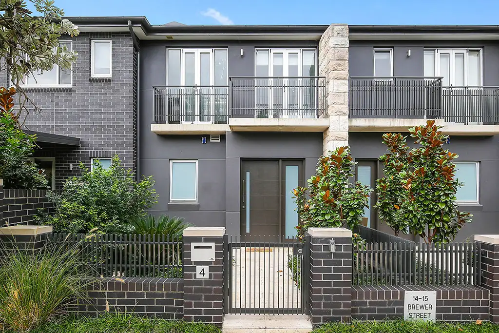 Main view of Homely townhouse listing, 4/14 Brewer Street, Concord NSW 2137