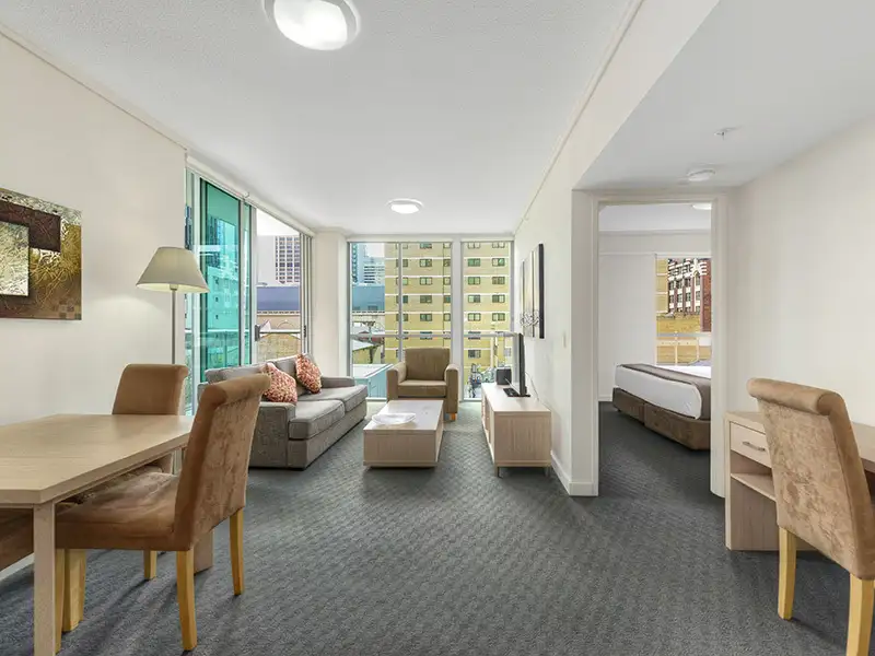 Main view of Homely apartment listing, 703/108 Albert Street, Brisbane City QLD 4000