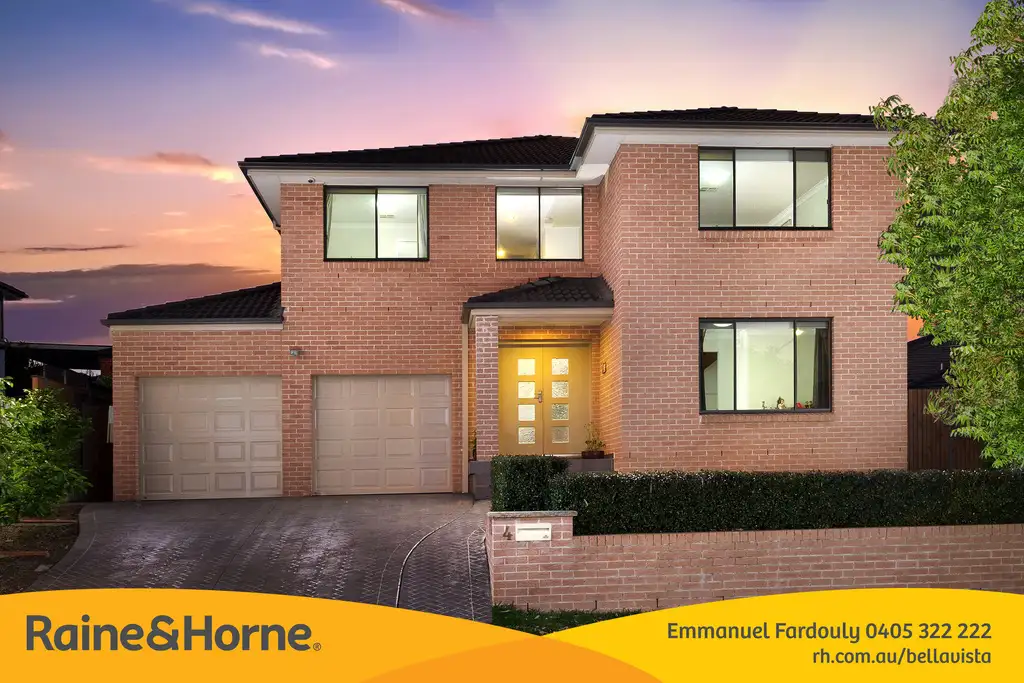 Main view of Homely house listing, 4 Watford Drive, Stanhope Gardens NSW 2768