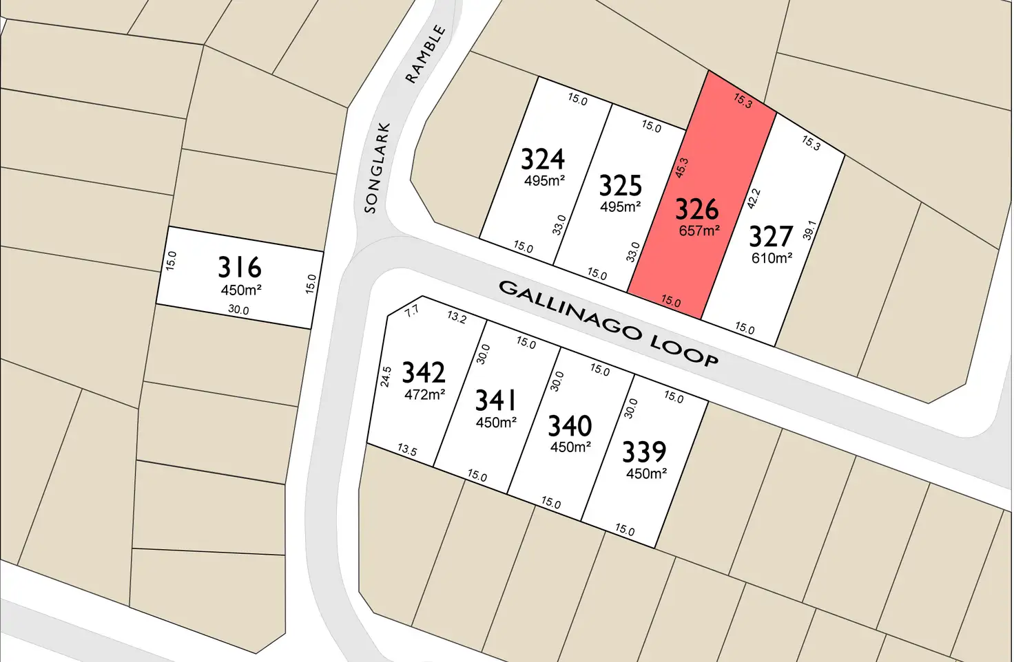 Main view of Homely land listing, Lot 326 Gallinago Loop, Coodanup WA 6210