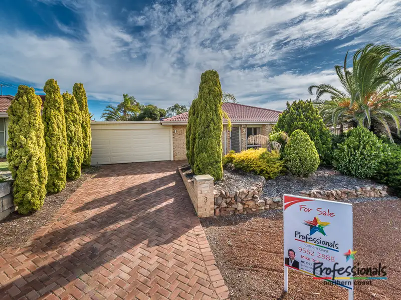 Main view of Homely house listing, 3 Carberry Square, Clarkson WA 6030