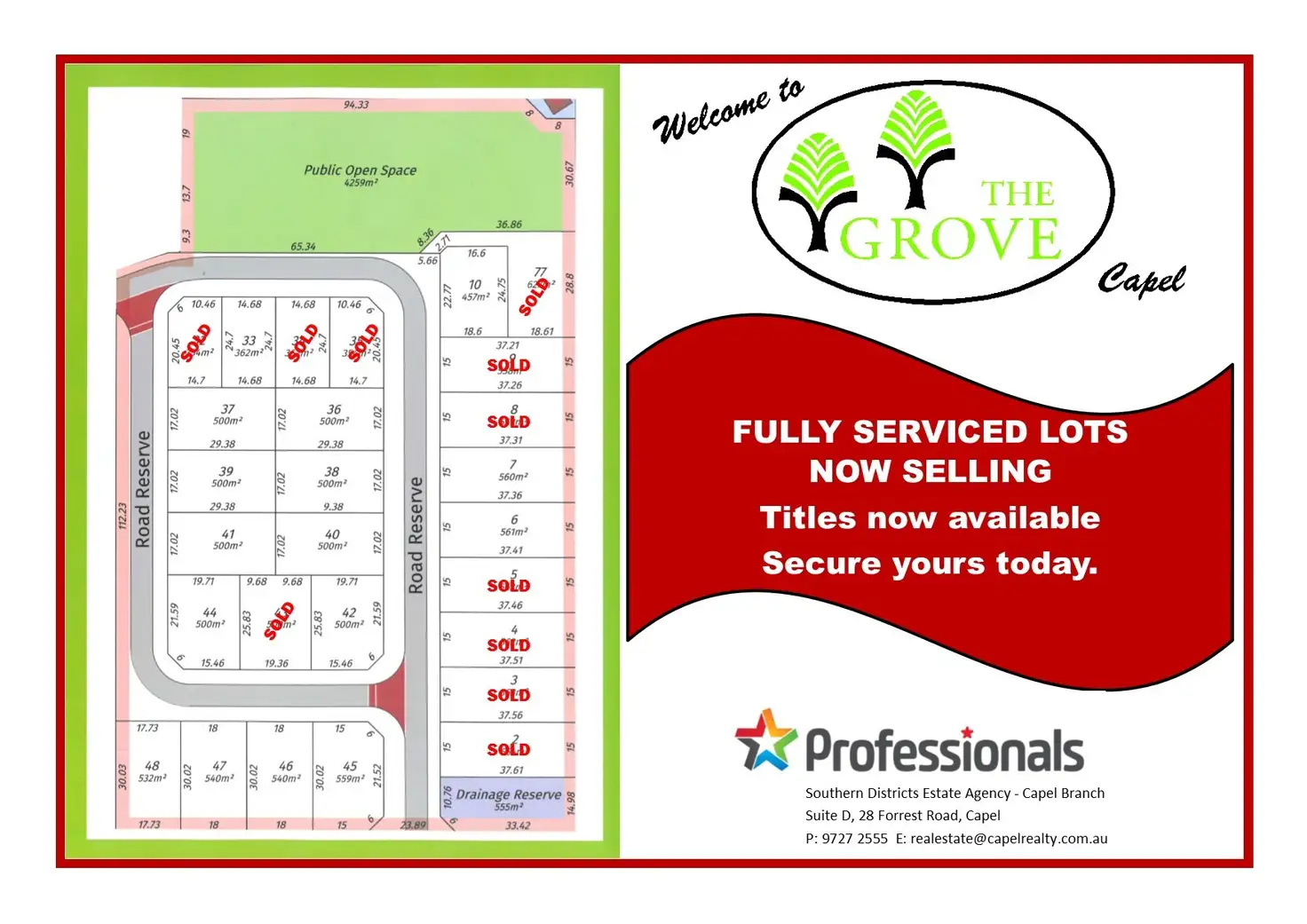 Main view of Homely land listing, 15 Kerrine Approach, Capel WA 6271