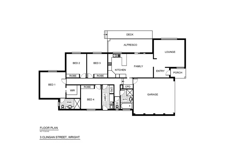 Second view of Homely house listing, 3 Clingan Street, Wright ACT 2611