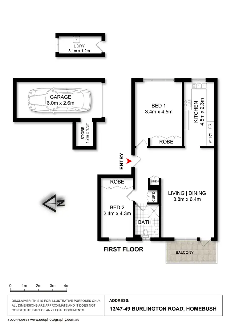 Second view of Homely apartment listing, 13/47-49 Burlington Road, Homebush NSW 2140