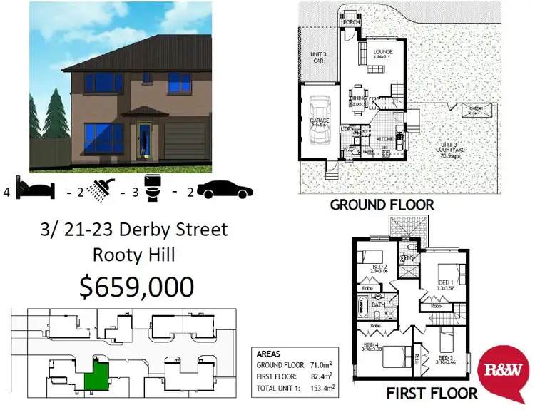 Fourth view of Homely house listing, 3/21-23 Derby Street, Rooty Hill NSW 2766