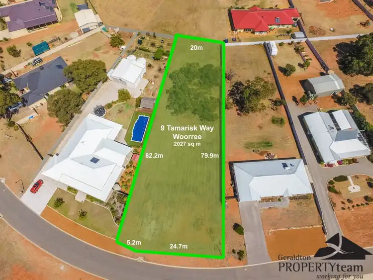 Main view of Homely land listing, 9 Tamarisk Way, Woorree WA 6530