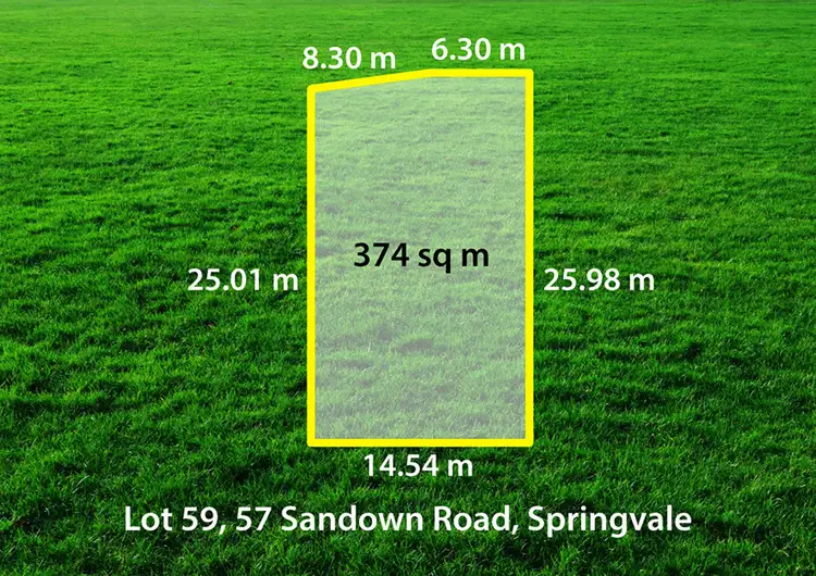 Main view of Homely land listing, Lot 59, 57-59 Sandown Road, Springvale VIC 3171