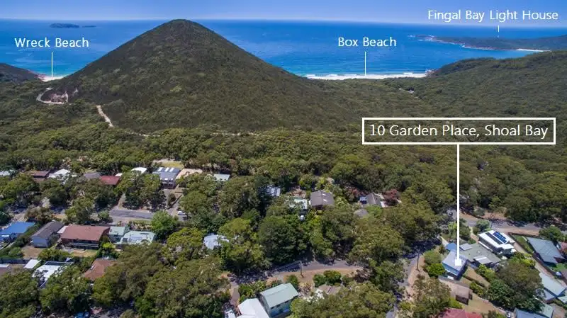 Main view of Homely house listing, 10 Garden Place, Shoal Bay NSW 2315