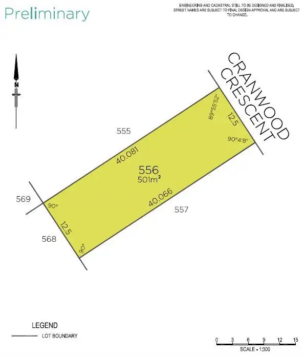 Main view of Homely land listing, Lot 556 Cranwood Crescent, Viveash WA 6056