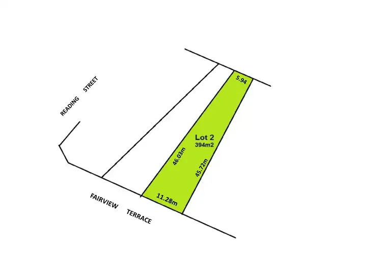 Main view of Homely land listing, Lot 2, 75 Fairview Terrace, Clearview SA 5085