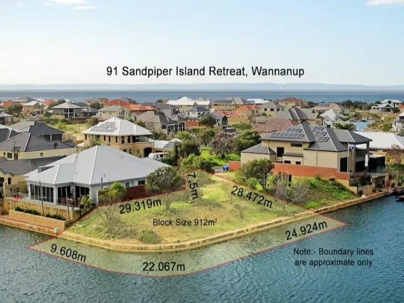 Main view of Homely land listing, 91 Sandpiper Island Retreat, Wannanup WA 6210
