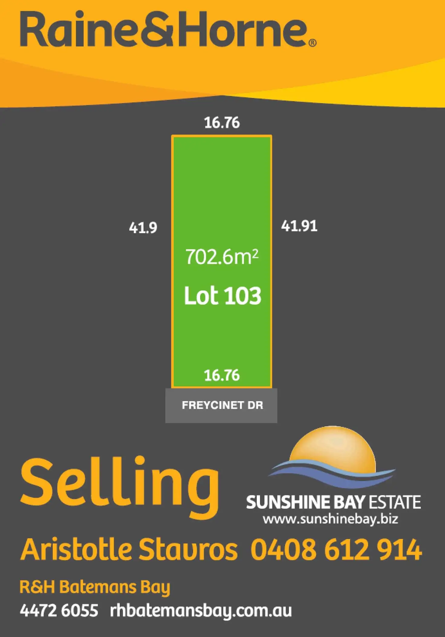 Main view of Homely land listing, Lot 103 Freycinet Drive, Sunshine Bay NSW 2536