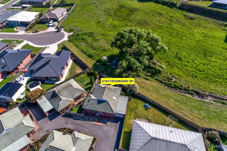 Second view of Homely block of units listing, 2/104 Franmaree Rd, Newnham TAS 7248