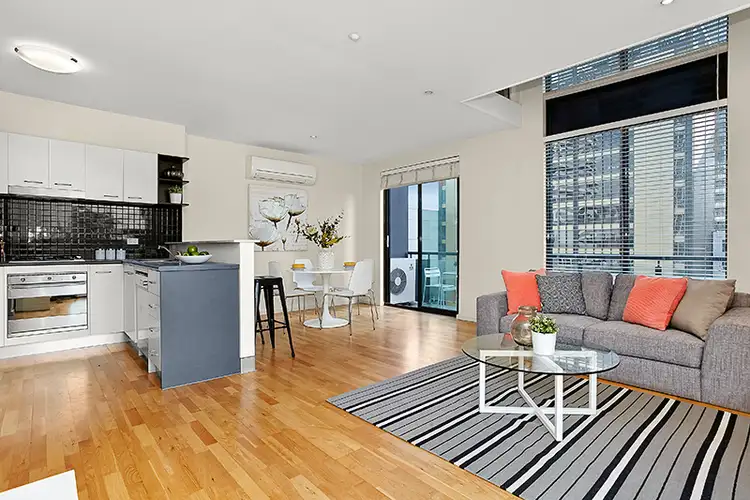 Main view of Homely apartment listing, 1301/87 Franklin Street, Melbourne VIC 3000
