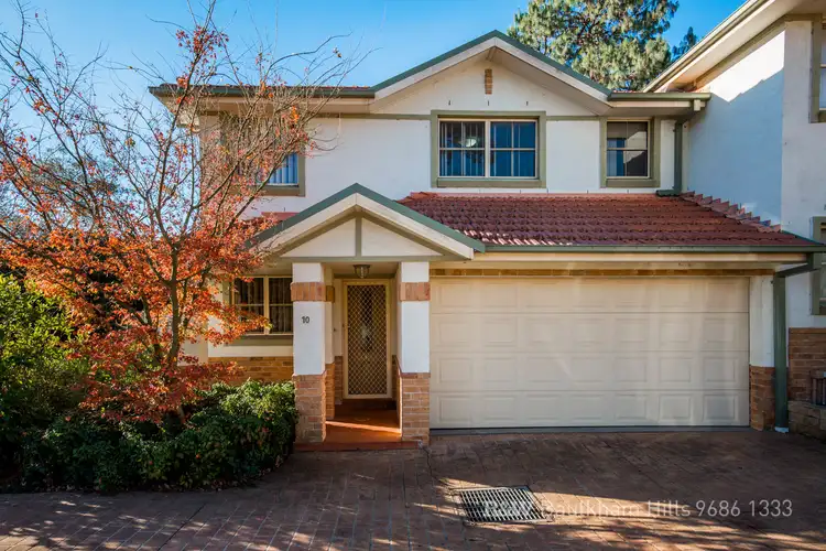 Main view of Homely townhouse listing, 10/4-8 Kerrs Road, Castle Hill NSW 2154