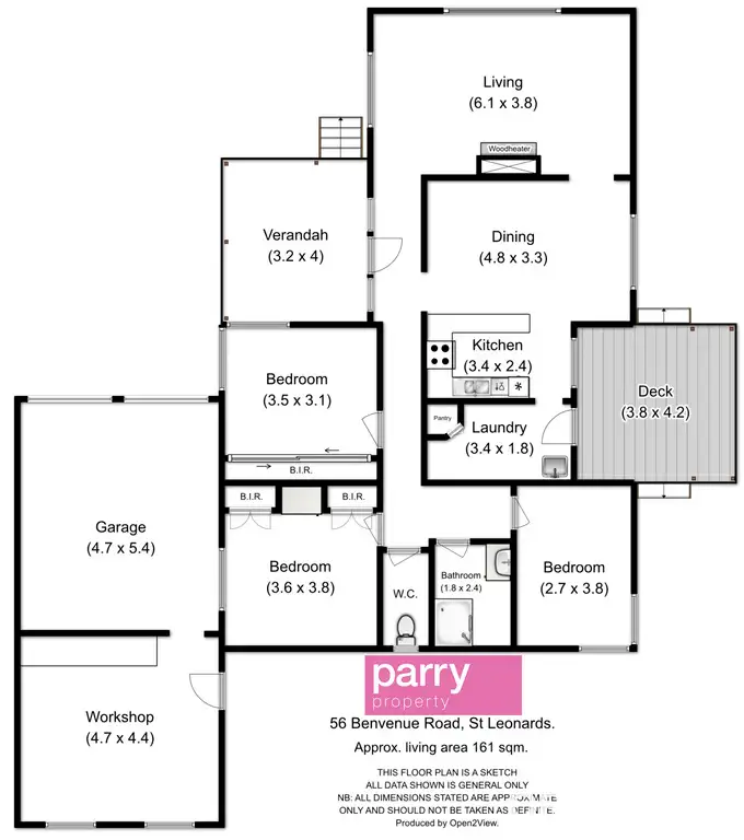 Third view of Homely house listing, 56 Benvenue, St Leonards TAS 7250