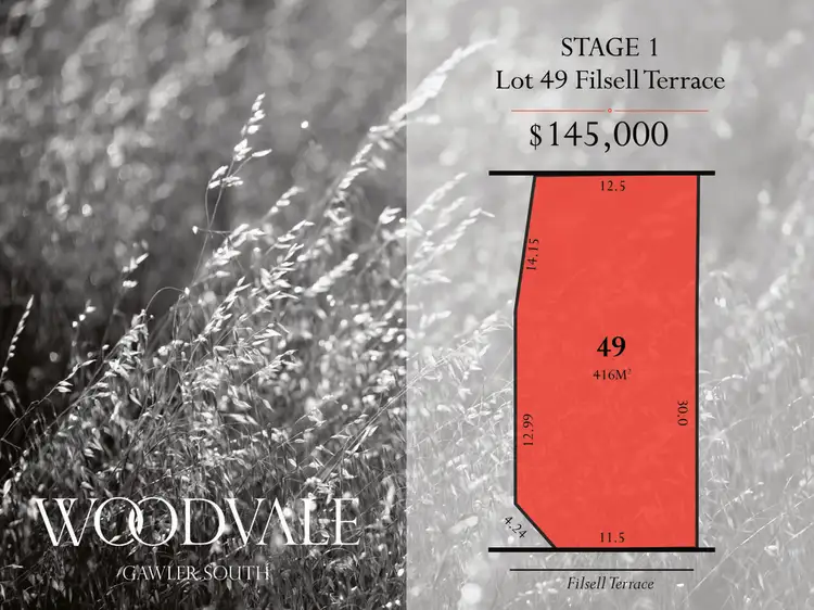 Lot 49 Filsell Terrace, Gawler South SA 5118