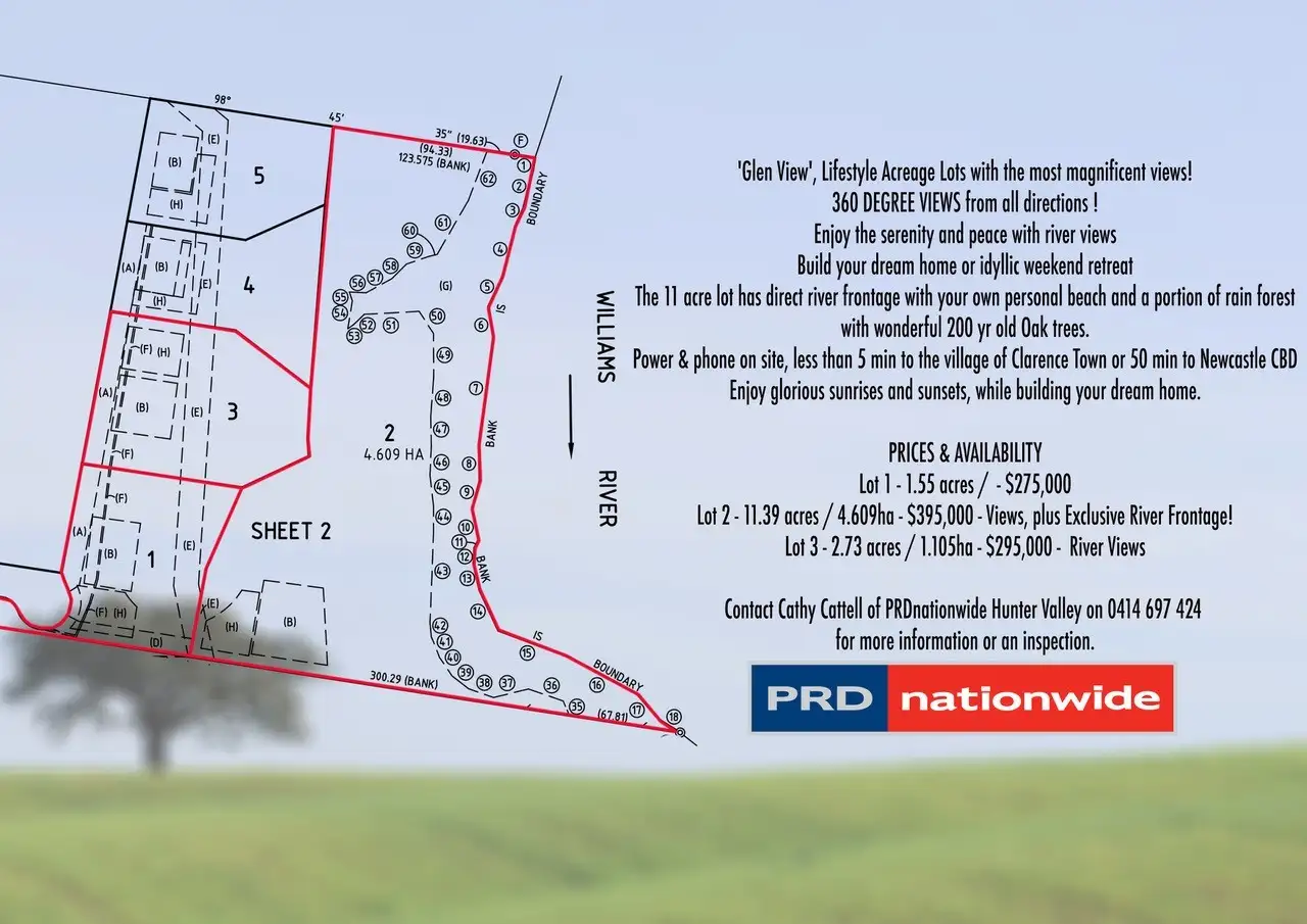 Main view of Homely land listing, 288 (lot 3) Glen Williams Road, Clarence Town NSW 2321