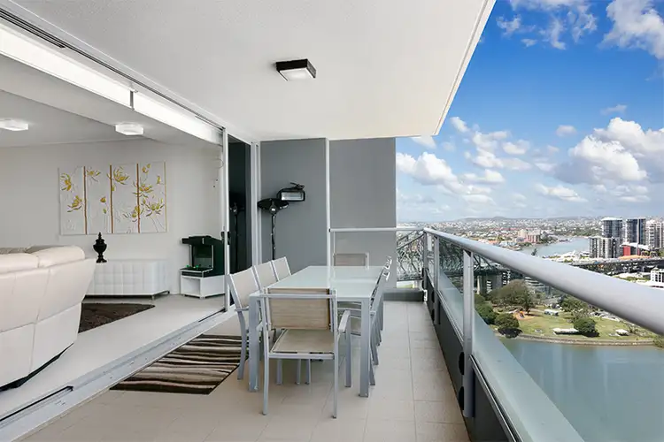 Second view of Homely apartment listing, 261/30 Macrossan Street, Brisbane City QLD 4000