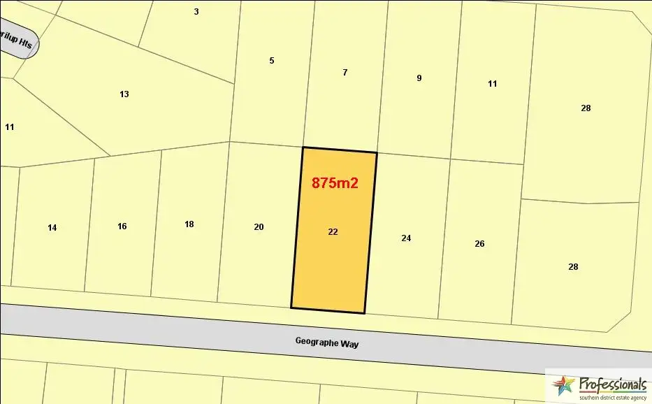 Main view of Homely land listing, 22 Geographe Way, Withers WA 6230