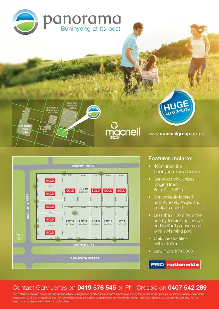 Main view of Homely land listing, Lot 10 Cornish Street, Buninyong VIC 3357