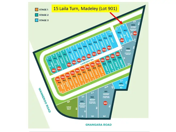 Second view of Homely land listing, 15 Laila Turn, Madeley WA 6065