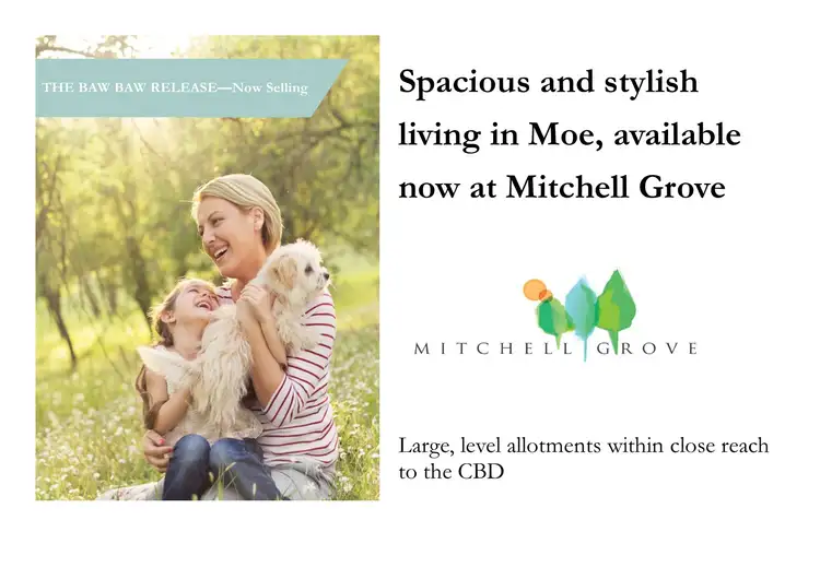 Main view of Homely land listing, Lot 95 Mitchell Grove, Moe VIC 3825