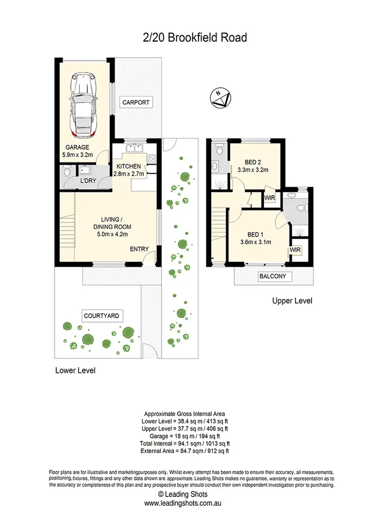 Fifth view of Homely townhouse listing, 2/20 Brookfield Road, Kedron QLD 4031