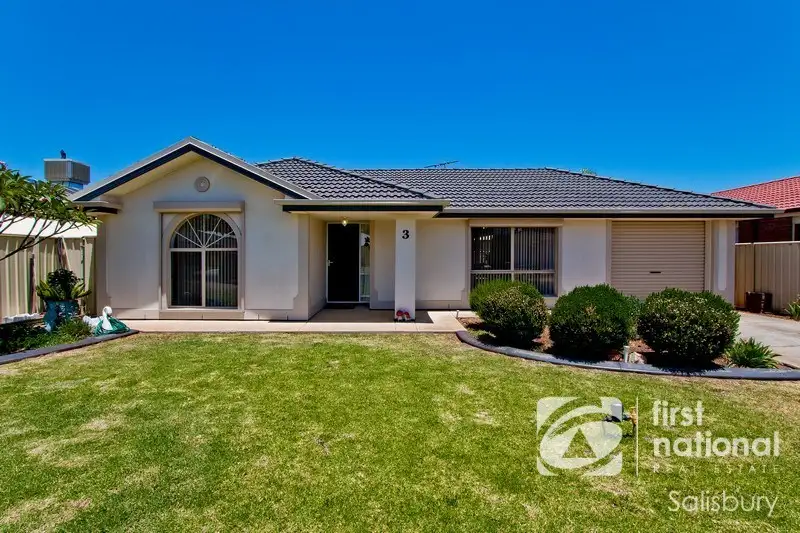Main view of Homely house listing, 3 Tiller Court, Salisbury North SA 5108