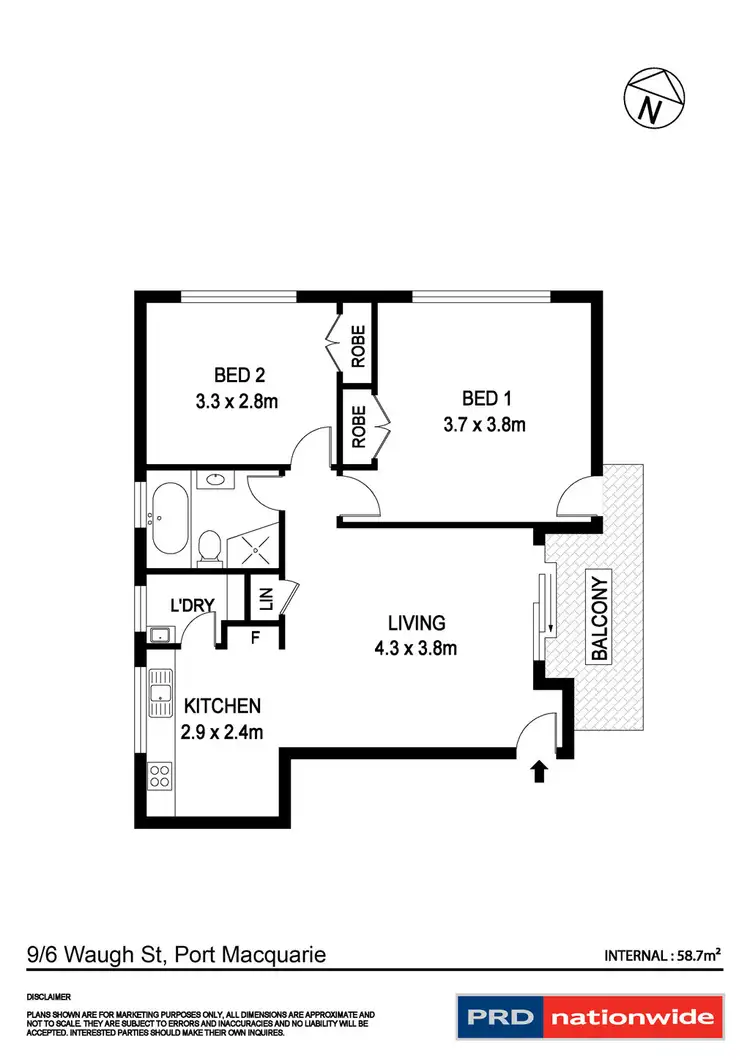 Seventh view of Homely unit listing, 9/6 Waugh Street, Port Macquarie NSW 2444