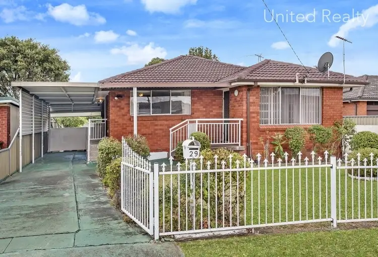 Main view of Homely house listing, 29 Musgrave Crescent, Fairfield West NSW 2165