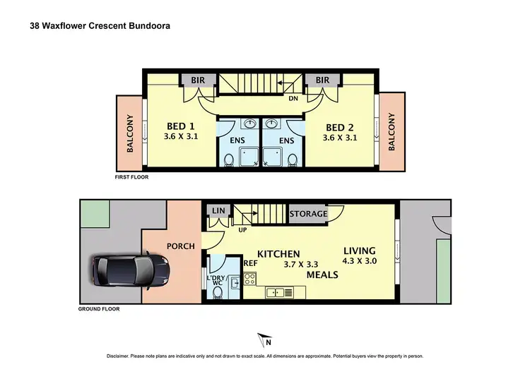 Second view of Homely townhouse listing, 38 Waxflower Crescent, Bundoora VIC 3083