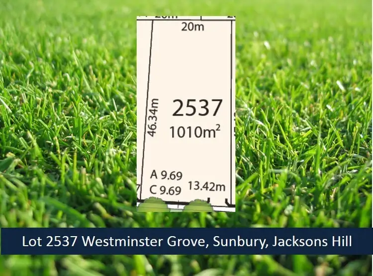 Lot 2537 Westminster Grove, Sunbury VIC 3429