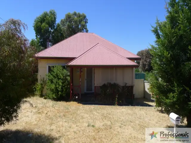 Main view of Homely house listing, 12 Moore Street, Collie WA 6225
