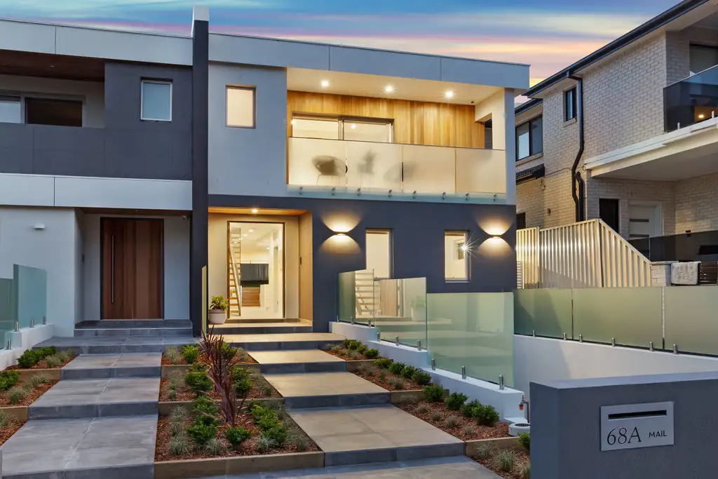 Main view of Homely semi-detached listing, 68A Norfolk Road, Greenacre NSW 2190