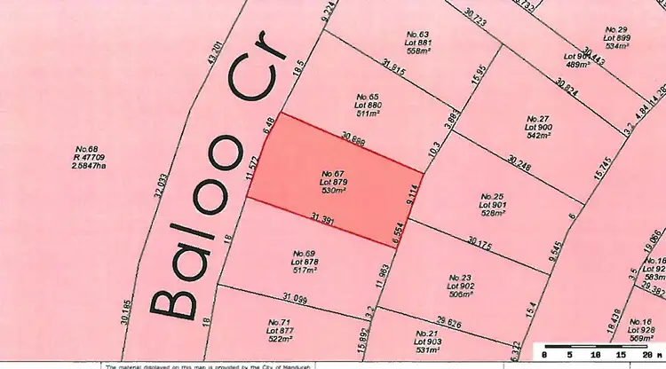 Third view of Homely land listing, 67 Baloo Cresent, Wannanup WA 6210
