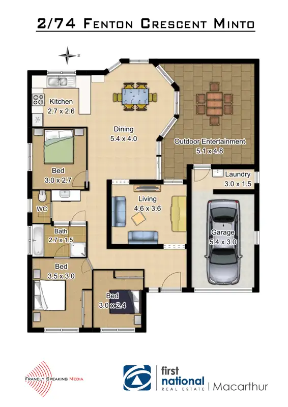 Seventh view of Homely house listing, 2/74 Fenton Crescent, Minto NSW 2566