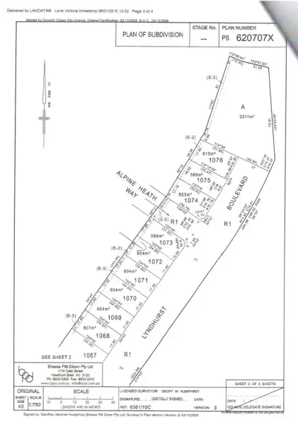 Fifth view of Homely land listing, 99 Lyndhurst Boulevard, Lyndhurst VIC 3975