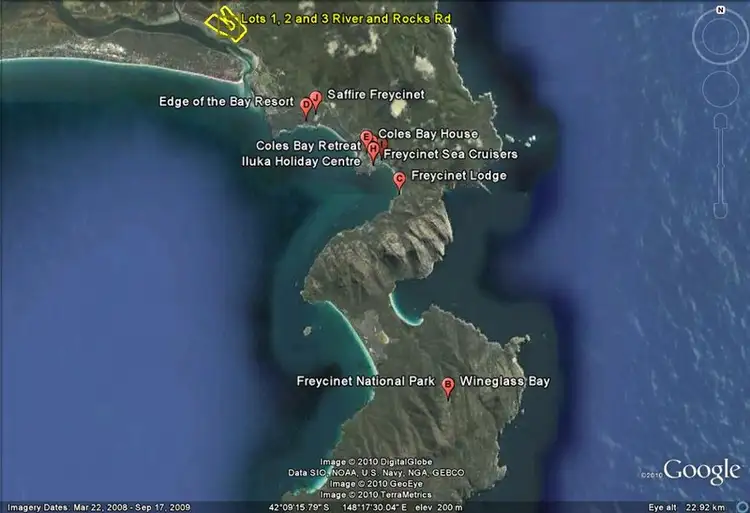 Second view of Homely land listing, Lot 2 River and Rocks Rd, Coles Bay TAS 7215