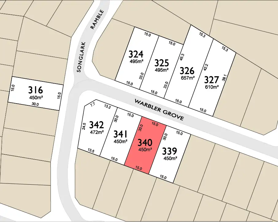 Main view of Homely land listing, Lot 340 Gallinago Loop, Coodanup WA 6210