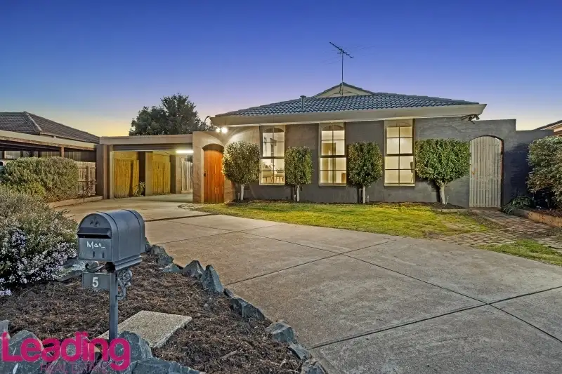 Main view of Homely house listing, 5 Light Court, Sunbury VIC 3429