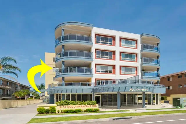 Second view of Homely apartment listing, 5/12 Soldiers Point Road, Soldiers Point NSW 2317