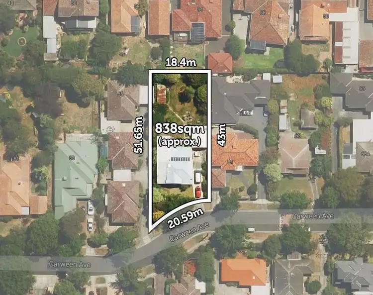 Second view of Homely house listing, 57 Carween Avenue, Mitcham VIC 3132