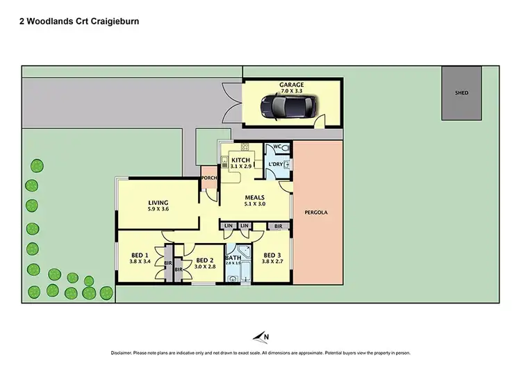 Second view of Homely house listing, 2 Woodlands Court, Craigieburn VIC 3064