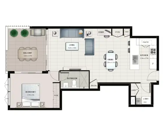 Sixth view of Homely apartment listing, 207/441 Hawthorne Road, Bulimba QLD 4171