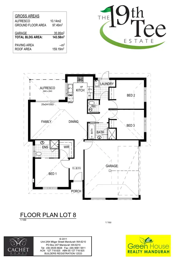 Third view of Homely other listing, Lot 8/1313 Camden Way, Meadow Springs WA 6210