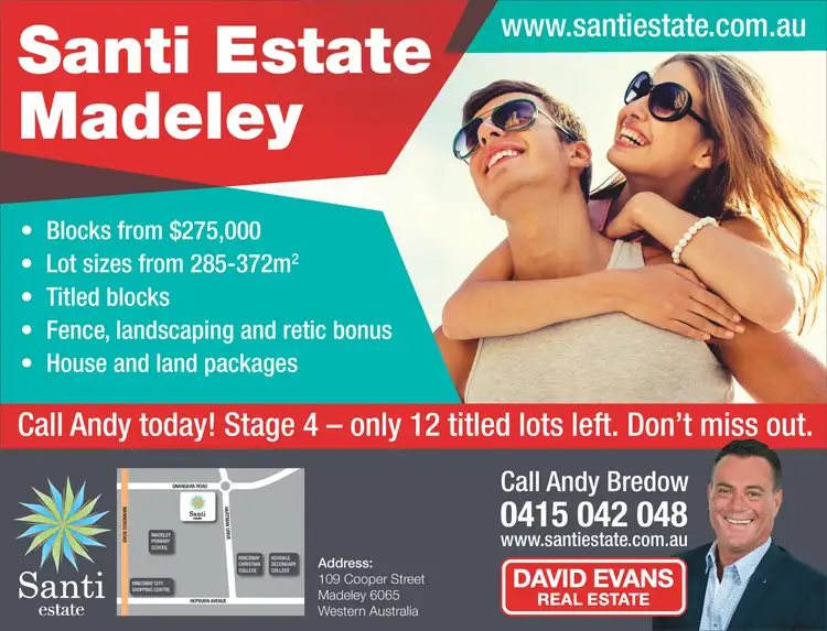 Lot 312 Santi Estate, Madeley WA 6065