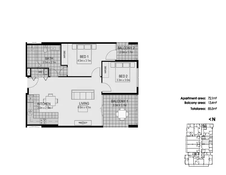 Seventh view of Homely apartment listing, 611/176-186 Morphett Street, Adelaide SA 5000